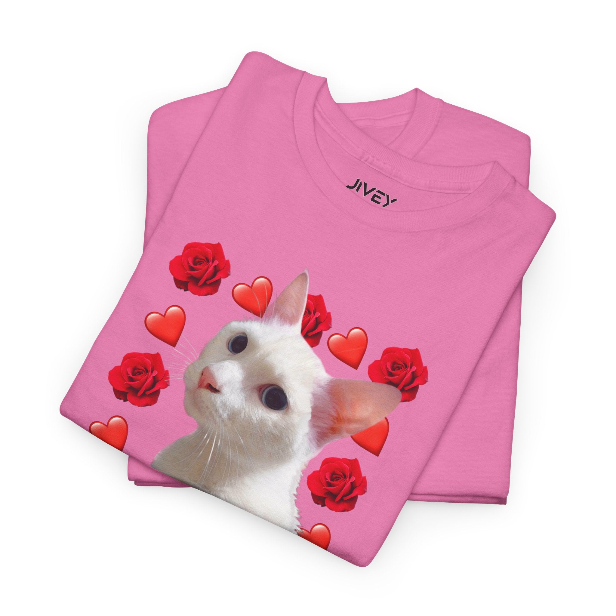 Forever Loved Cats Dry Paint Heavy Cotton Tee