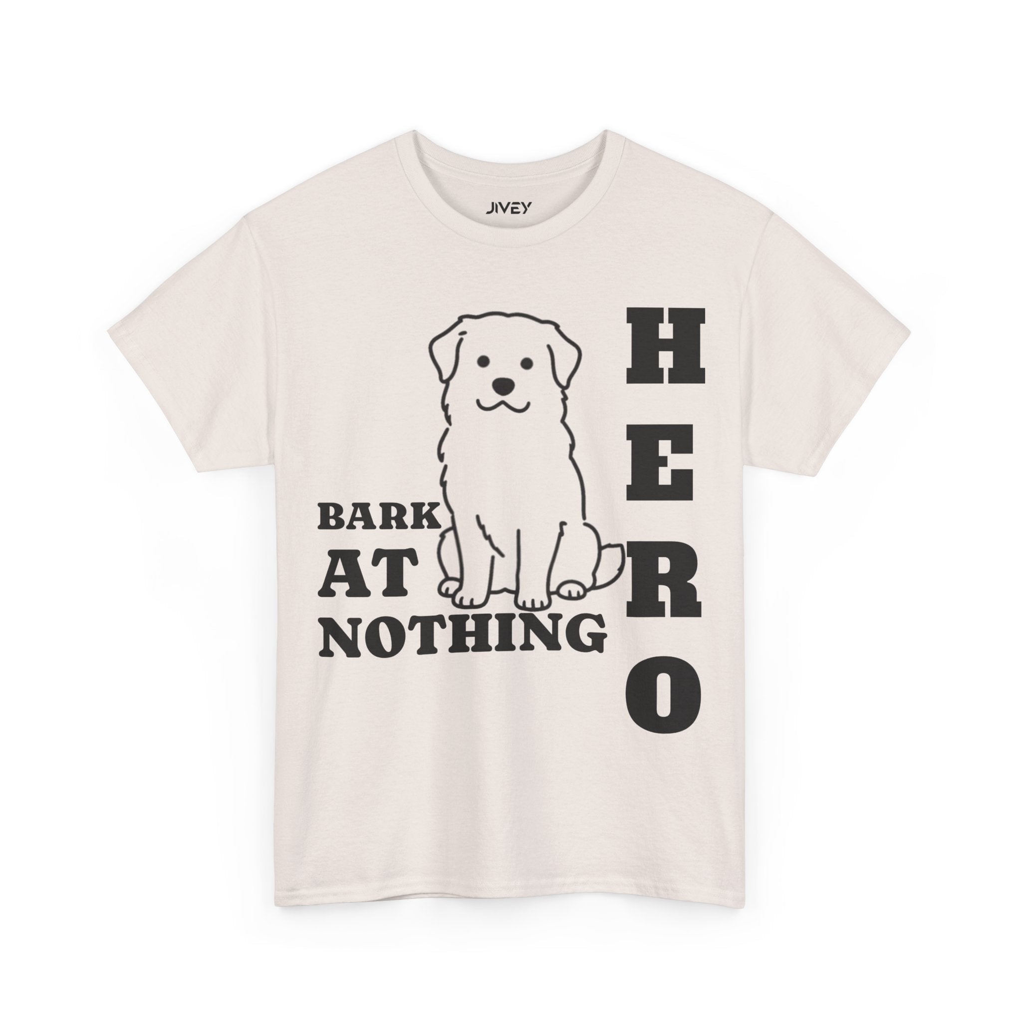 Single Line Pet Art Style Heavy Cotton Tee