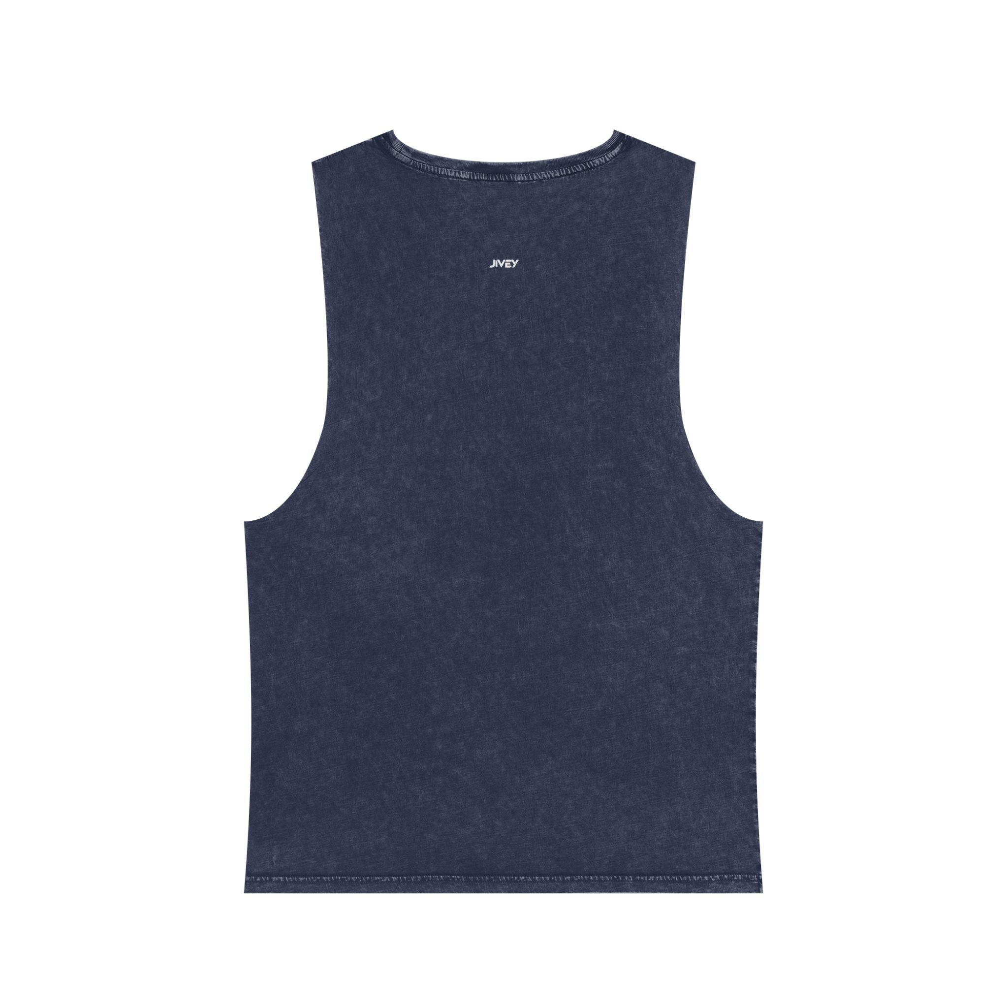 JIVEY Essentials Unisex Regular-fit Cotton Stonewash Tank Top