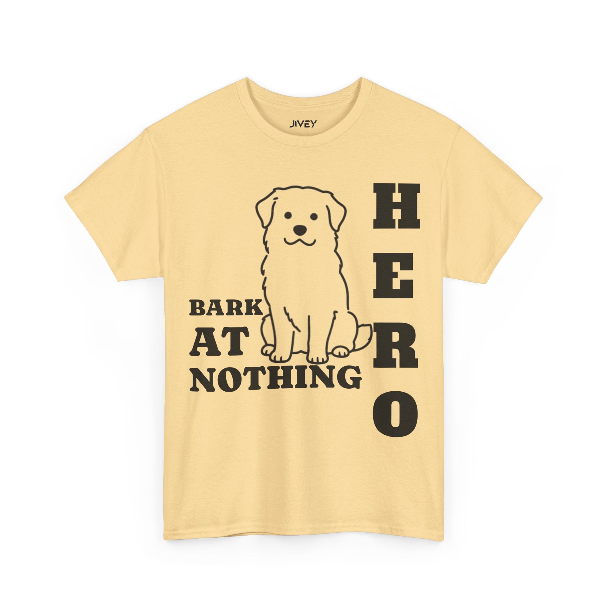 Single Line Pet Art Style Heavy Cotton Tee