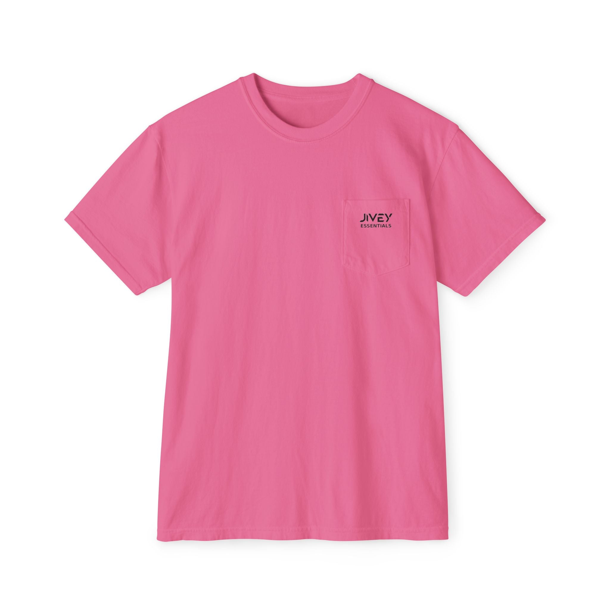 JIVEY Essentials Unisex Garment-Dyed Pocket T-Shirt
