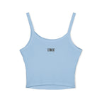 JIVEY Eminent Women's Mid length Spaghetti Crop Strap Tank Top