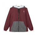 JIVEY Essentials Unisex Light-fabric Windbreaker Burgundy Jacket
