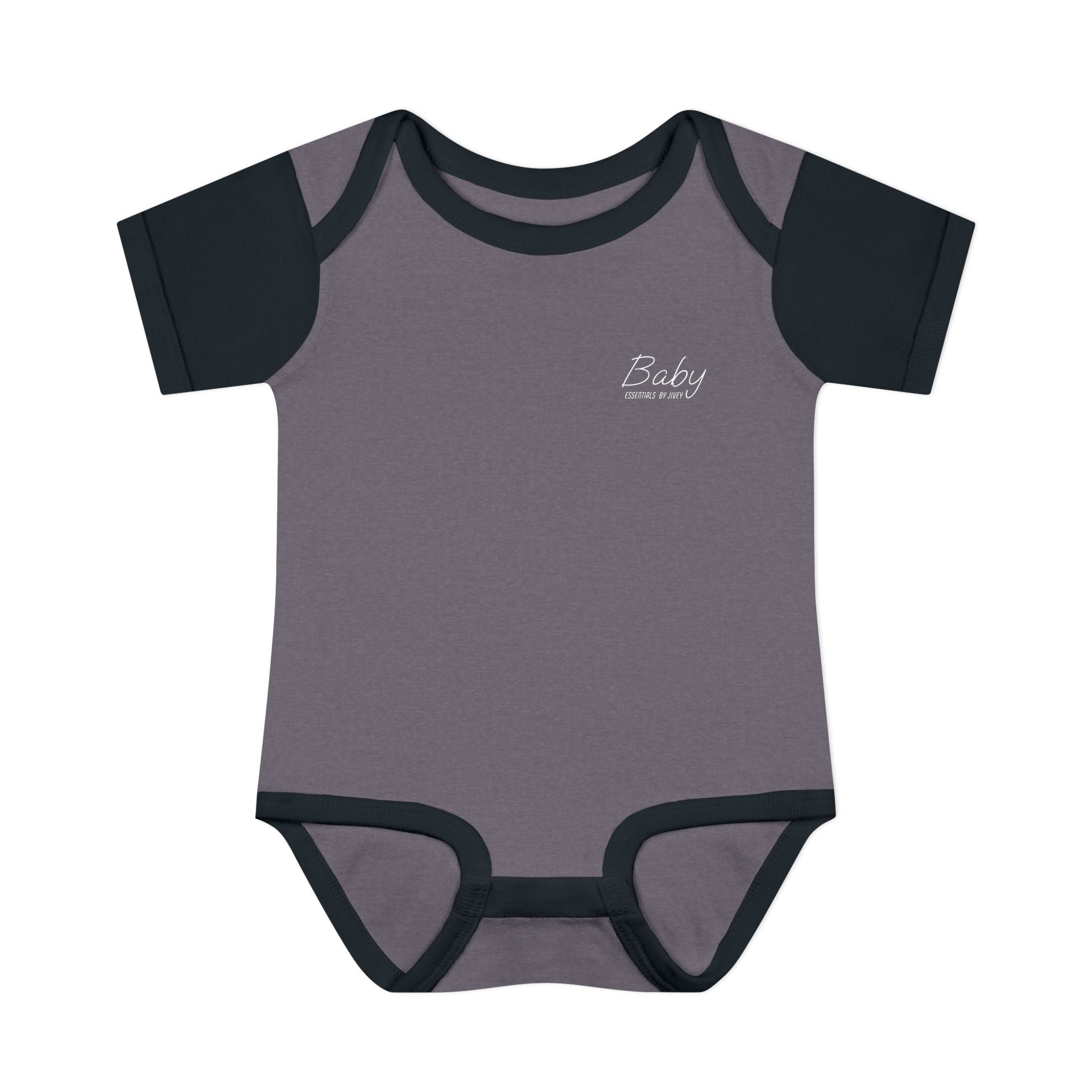 JIVEY Essentials Infant Baby Rib Short Sleeves Bodysuit