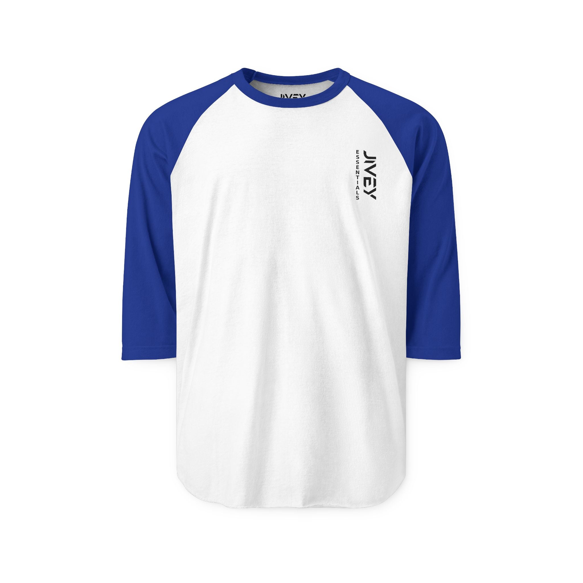 JIVEY Essentials Unisex Three-Quarter Sleeve Raglan Shirt