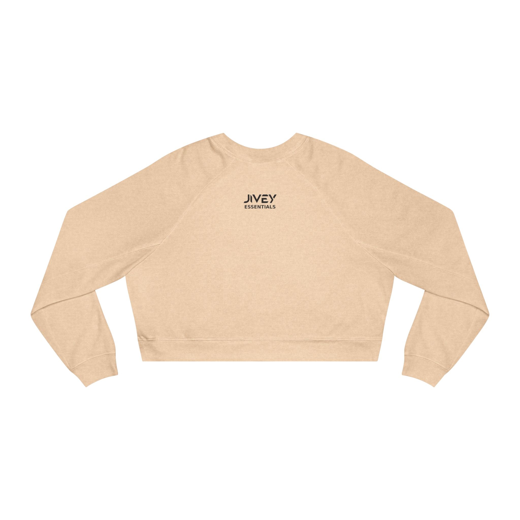 JIVEY Essentials Women's Cropped Fleece Pullover Sweatshirt
