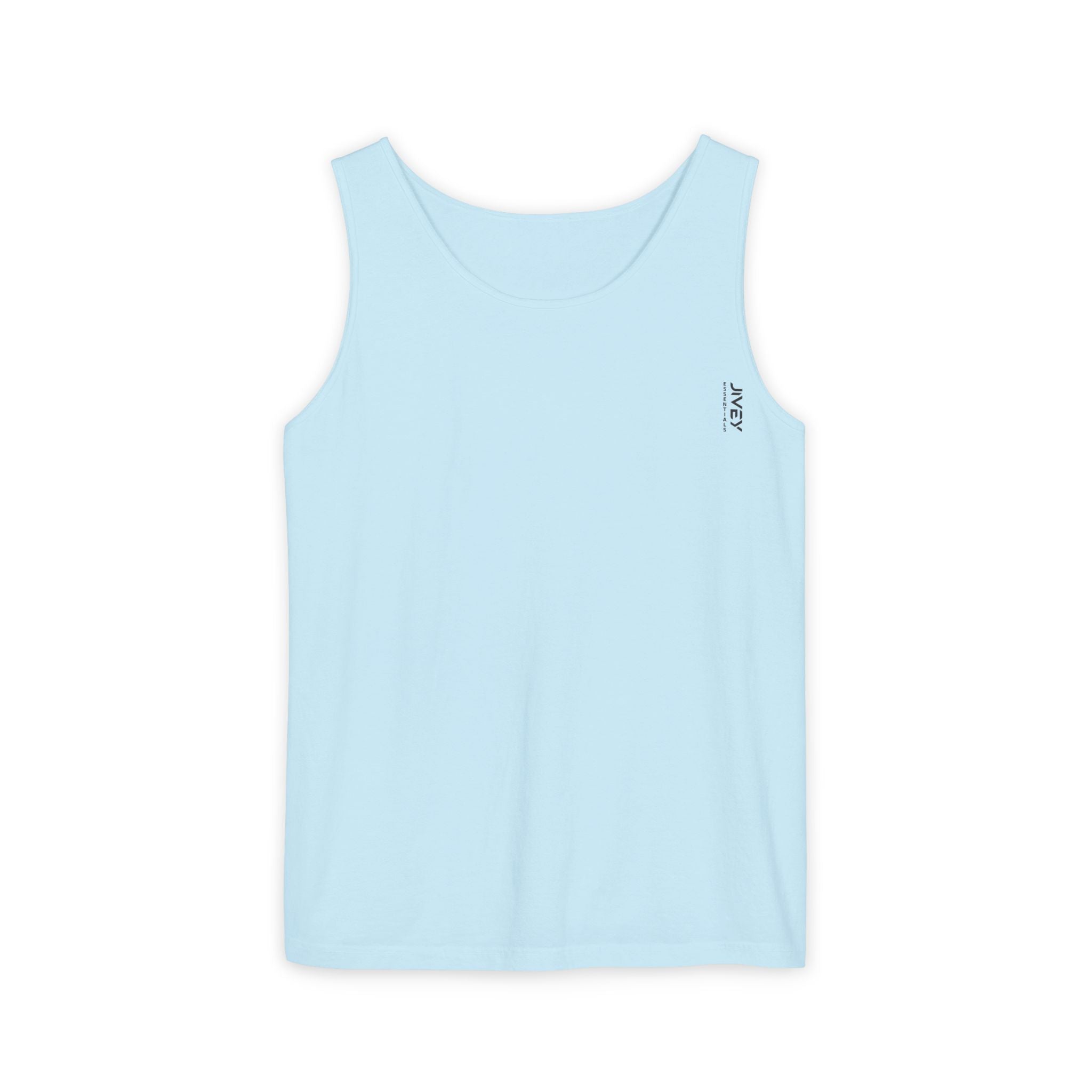JIVEY Essentials Unisex Relaxed-fit Light Garment-Dyed Tank Top