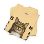 Beloved Pet Portrait Tabby Cat Heavy Cotton Tee