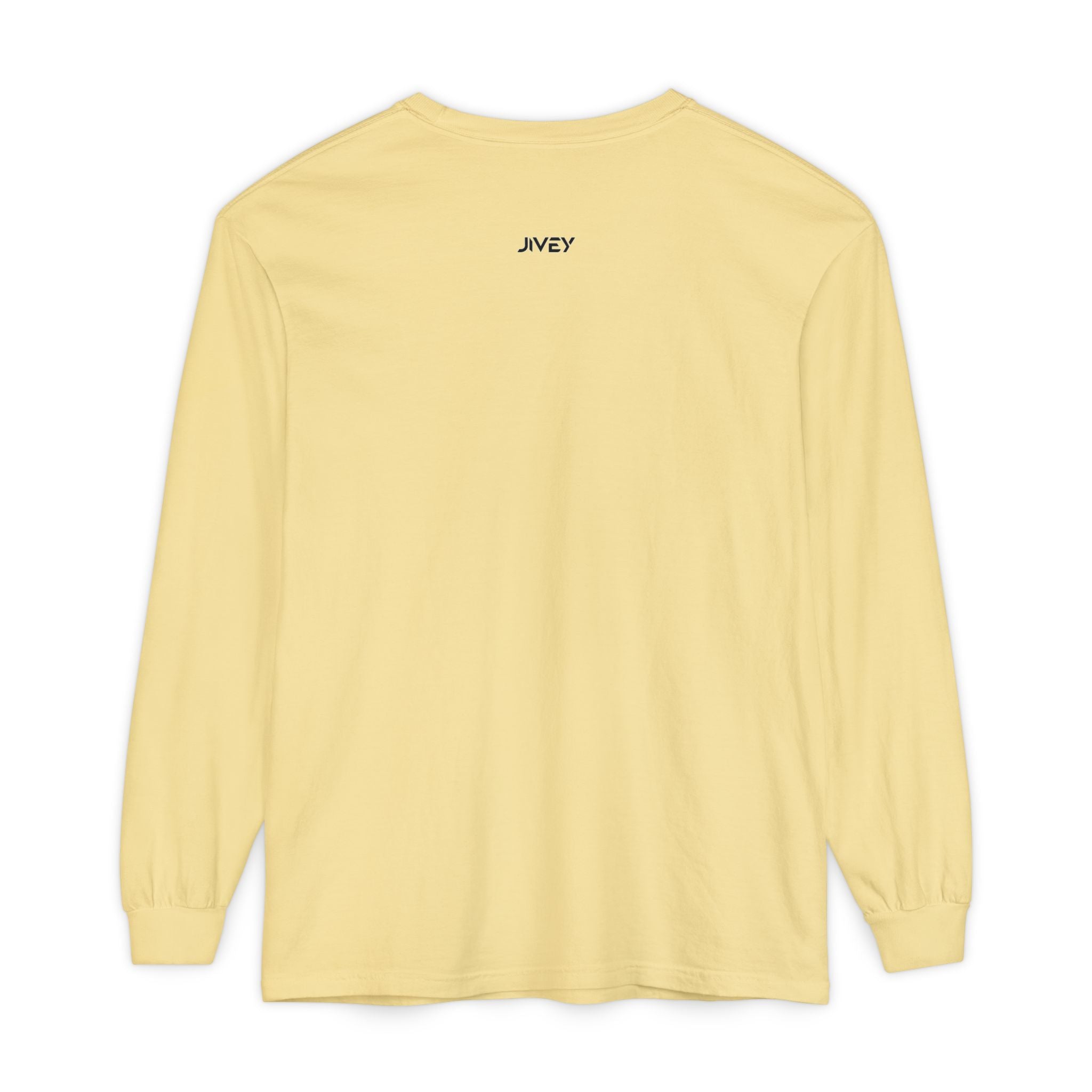 JIVEY Eminent Unisex Garment-dyed Long Sleeve Shirt