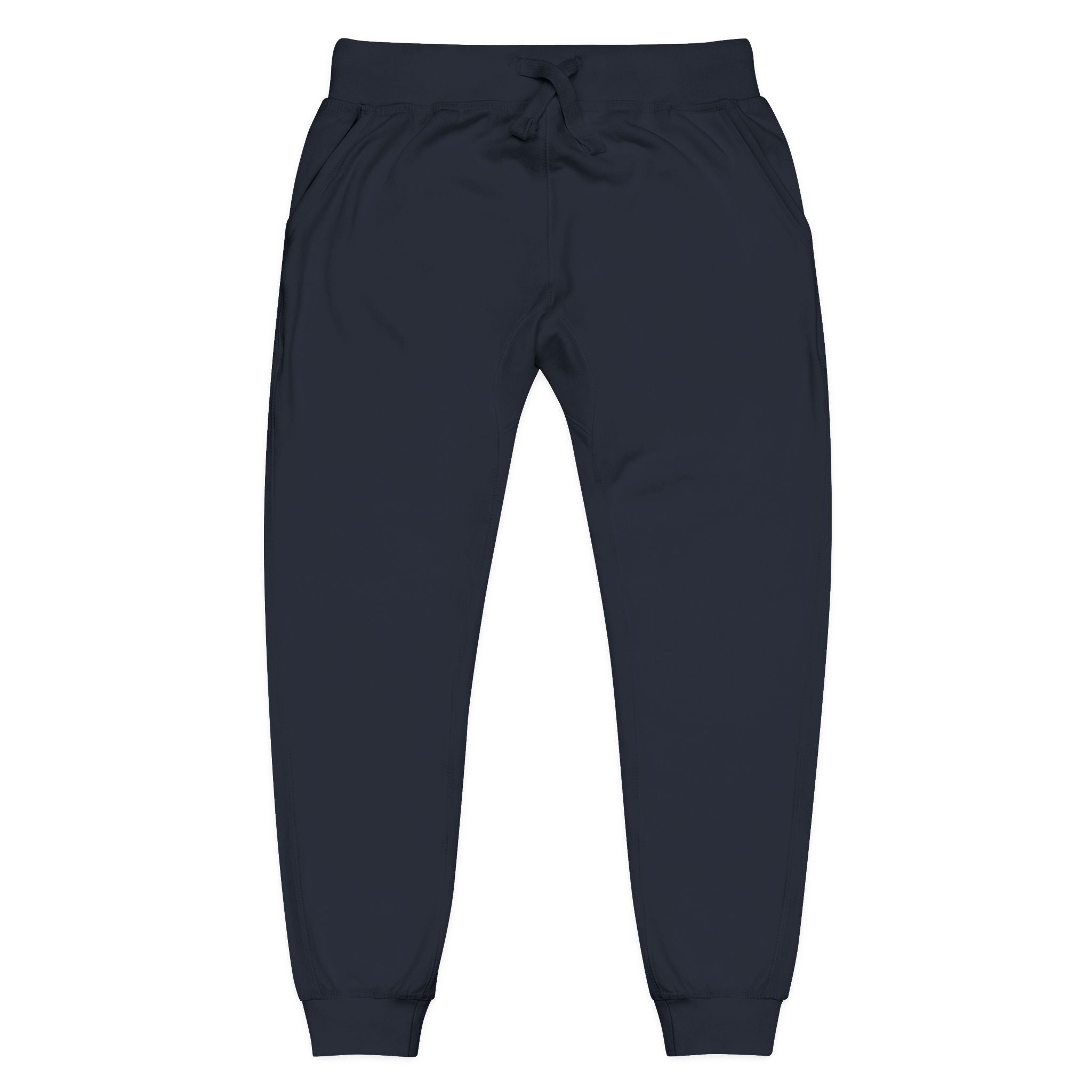 JIVEY Essentials Unisex Fleece Embroidery Cotton Dark Sweatpants