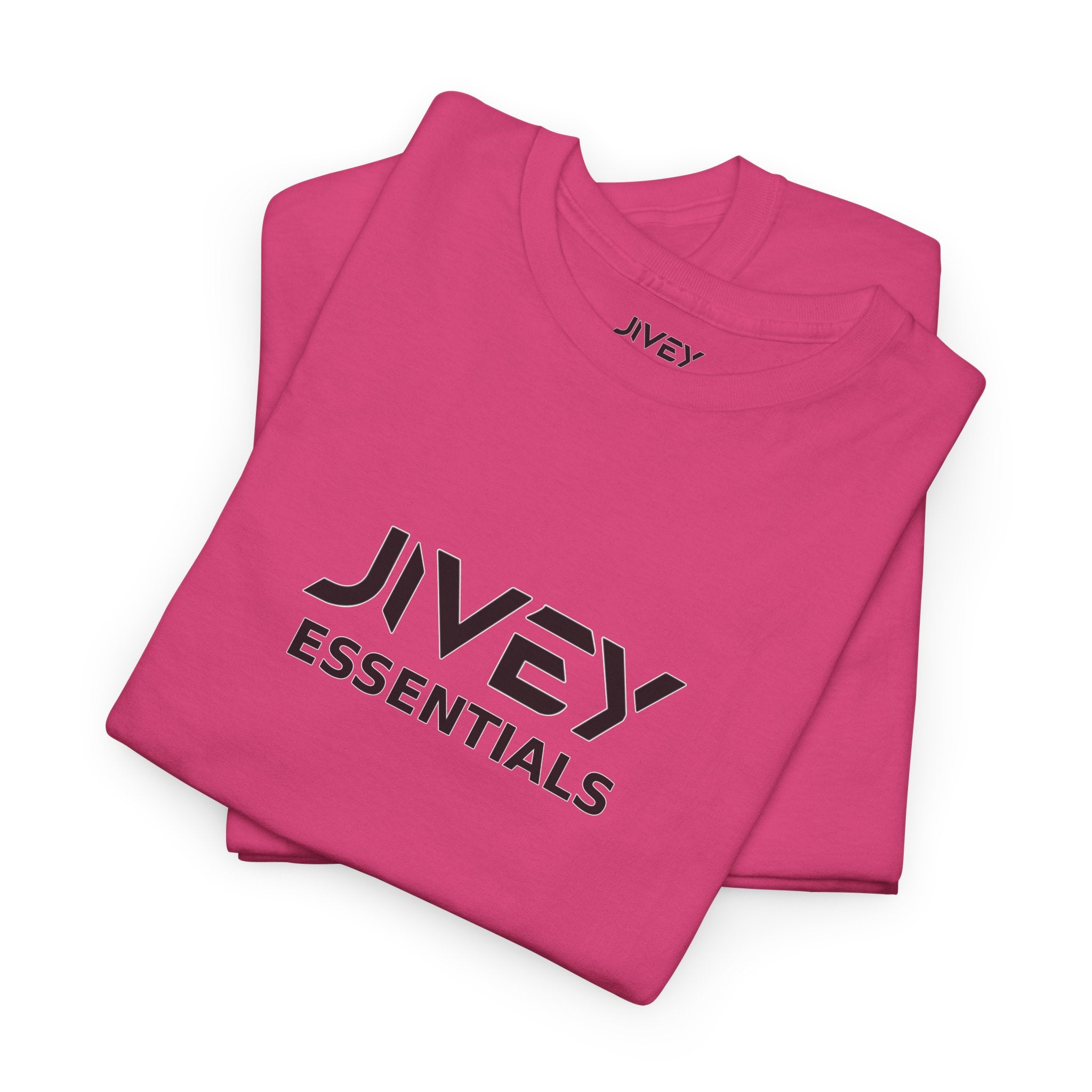 JIVEY Essentials Unisex Heavy Cotton Durable Washable Tee