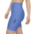 JIVEY Essentials Women's Comfy-fit Light Purple Blue Workout Shorts