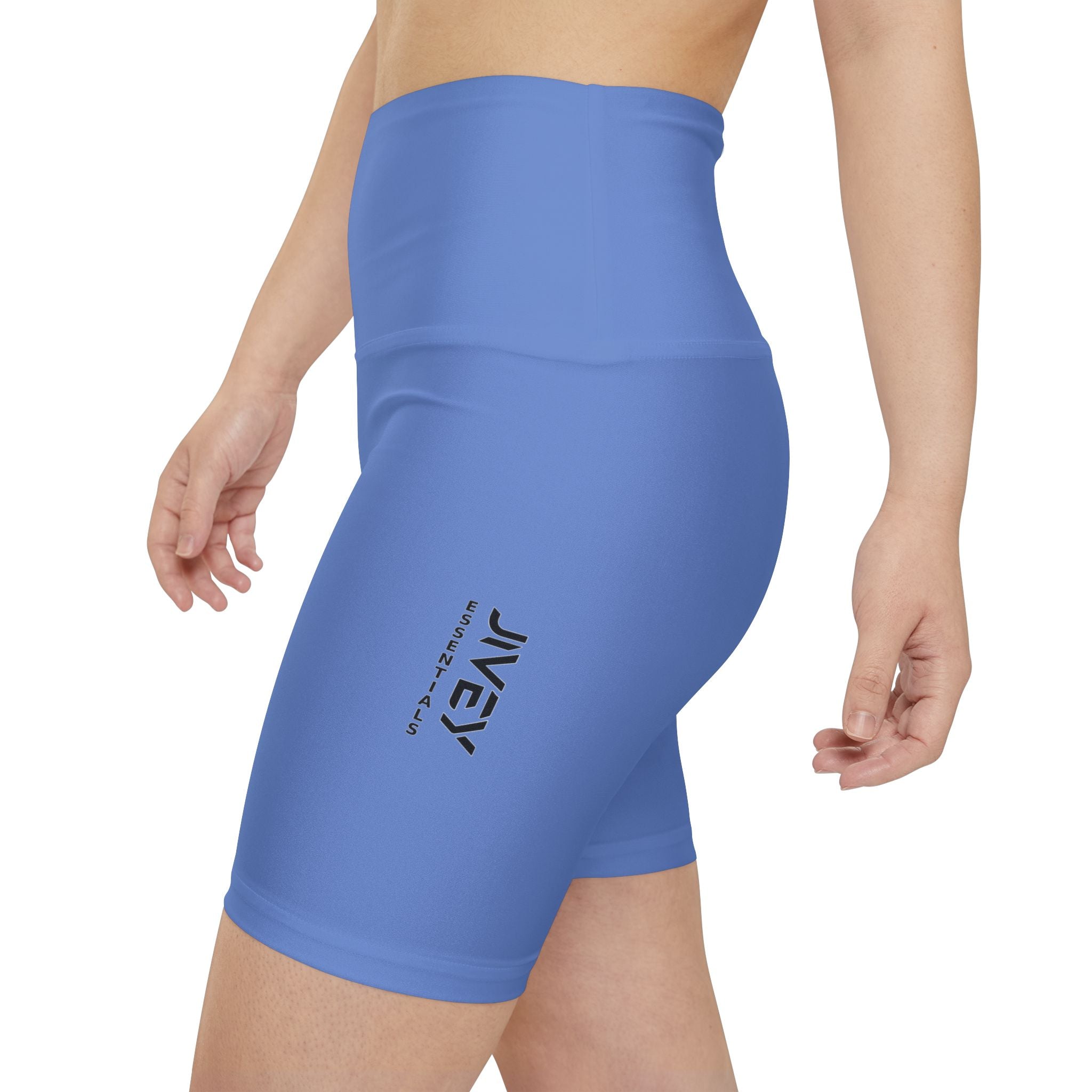 JIVEY Essentials Women's Comfy-fit Light Purple Blue Workout Shorts