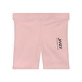 JIVEY Essentials Women's Moisture-wicking Skinny-fit Light Rose Biker Shorts