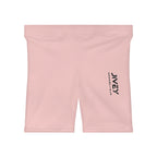 JIVEY Essentials Women's Moisture-wicking Skinny-fit Light Rose Biker Shorts