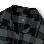 JIVEY Essentials Unisex Flannel Double Pockets Shirt