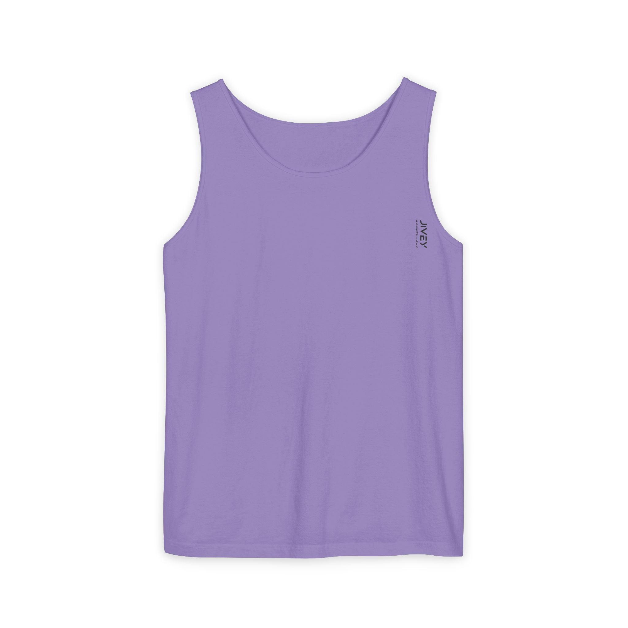 JIVEY Essentials Unisex Relaxed-fit Light Garment-Dyed Tank Top