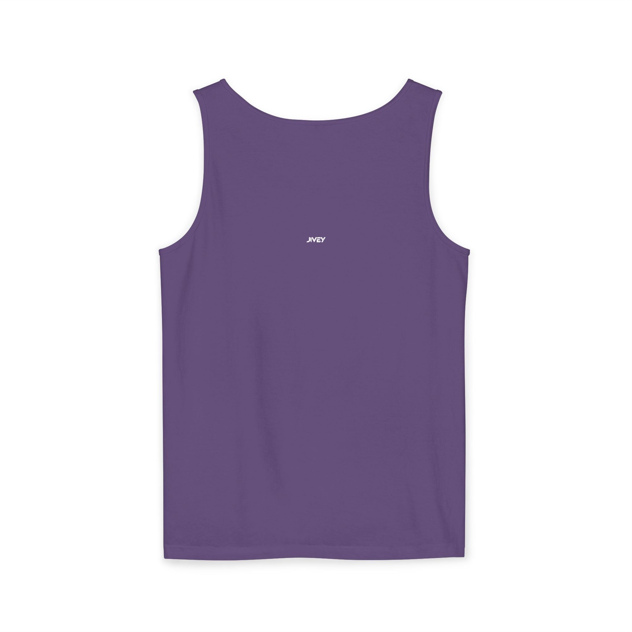 JIVEY Essentials Unisex Relaxed-fit Dark Garment-Dyed Tank Top