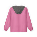 JIVEY Essentials Unisex Light-fabric Windbreaker Cadillac Pink Jacket