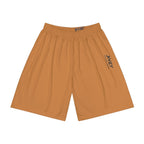 JIVEY Essentials Men’s Comfy-fit Moisture-wicking Tiger Orange Sports Shorts