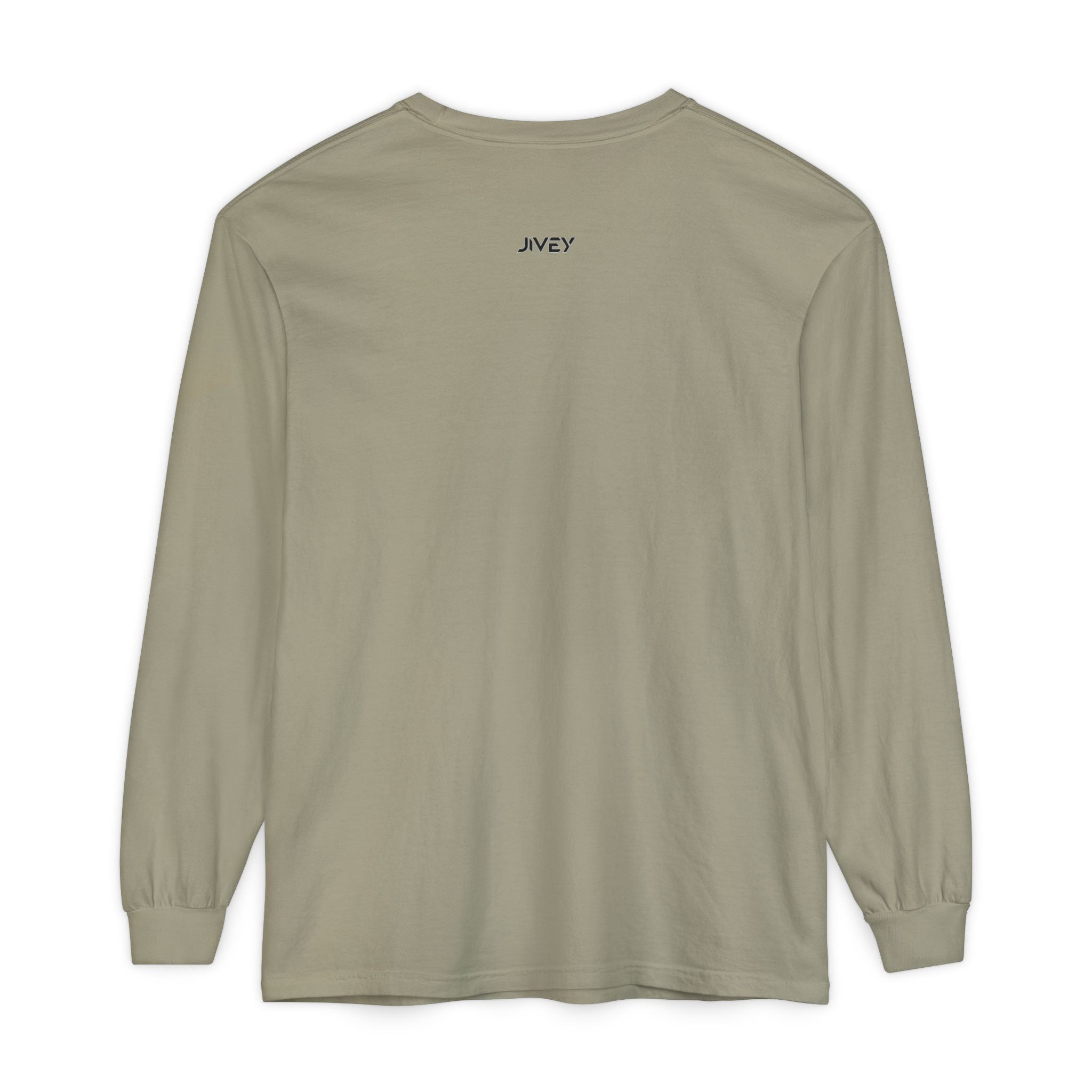 JIVEY Eminent Unisex Garment-dyed Long Sleeve Shirt