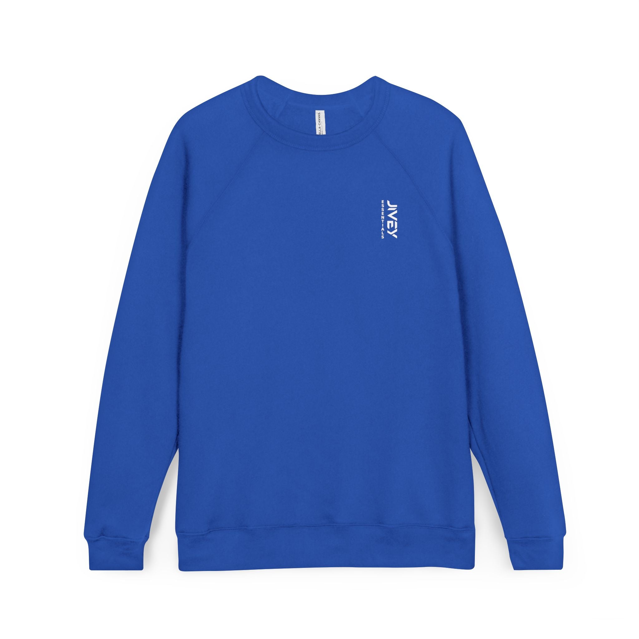 JIVEY Essentials Unisex Sponge Fleece Raglan Cotton Sweatshirt
