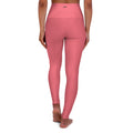 JIVEY Essentials Women's High Waisted Skinny-fit Pastel Red Yoga Leggings