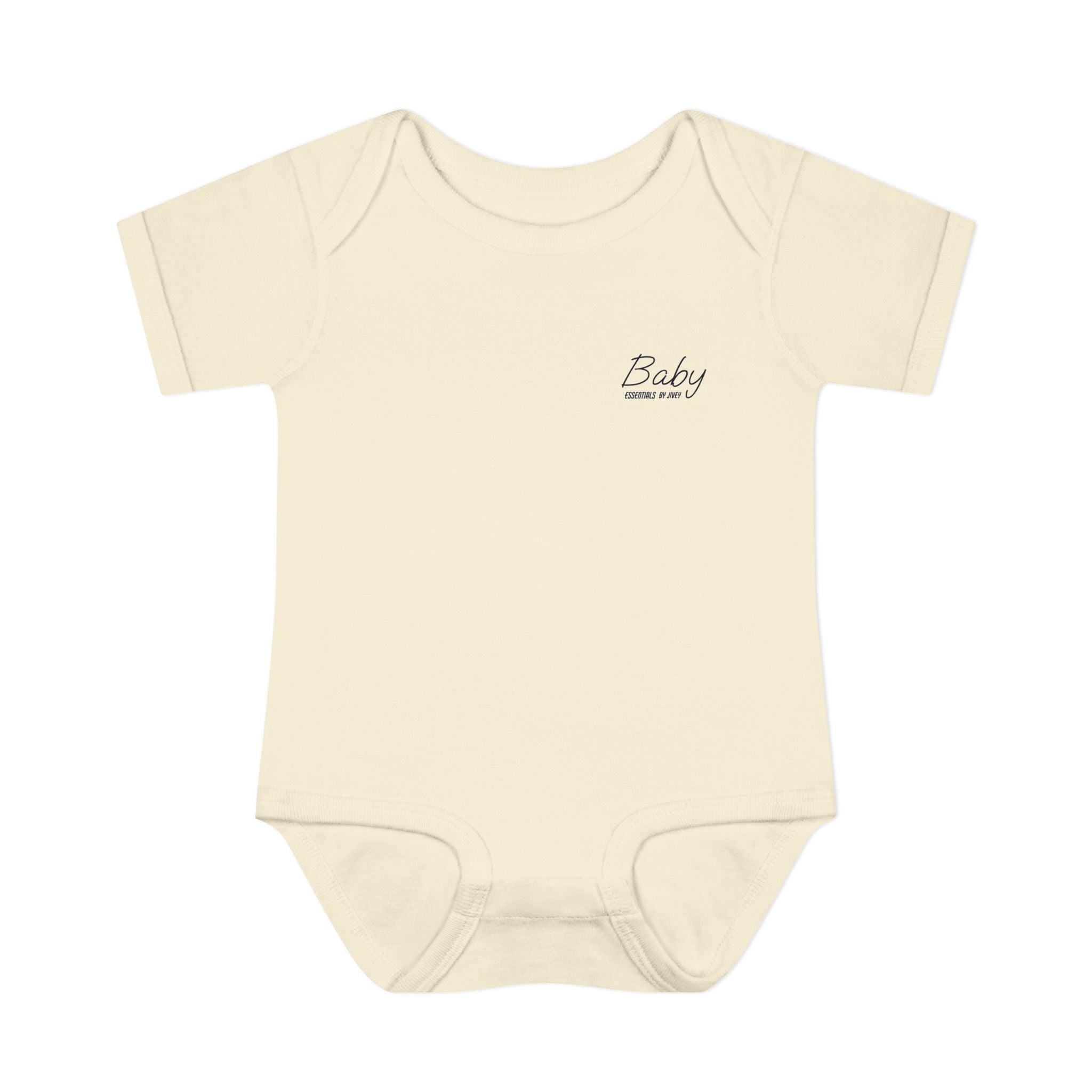 JIVEY Essentials Infant Baby Rib Short Sleeves Bodysuit