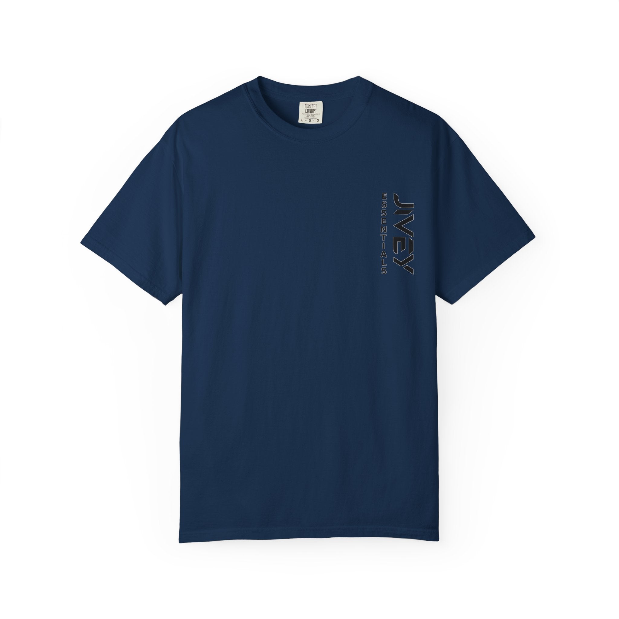 JIVEY Essentials Unisex Garment-Dyed Durable Ring-spun Cotton T-shirt