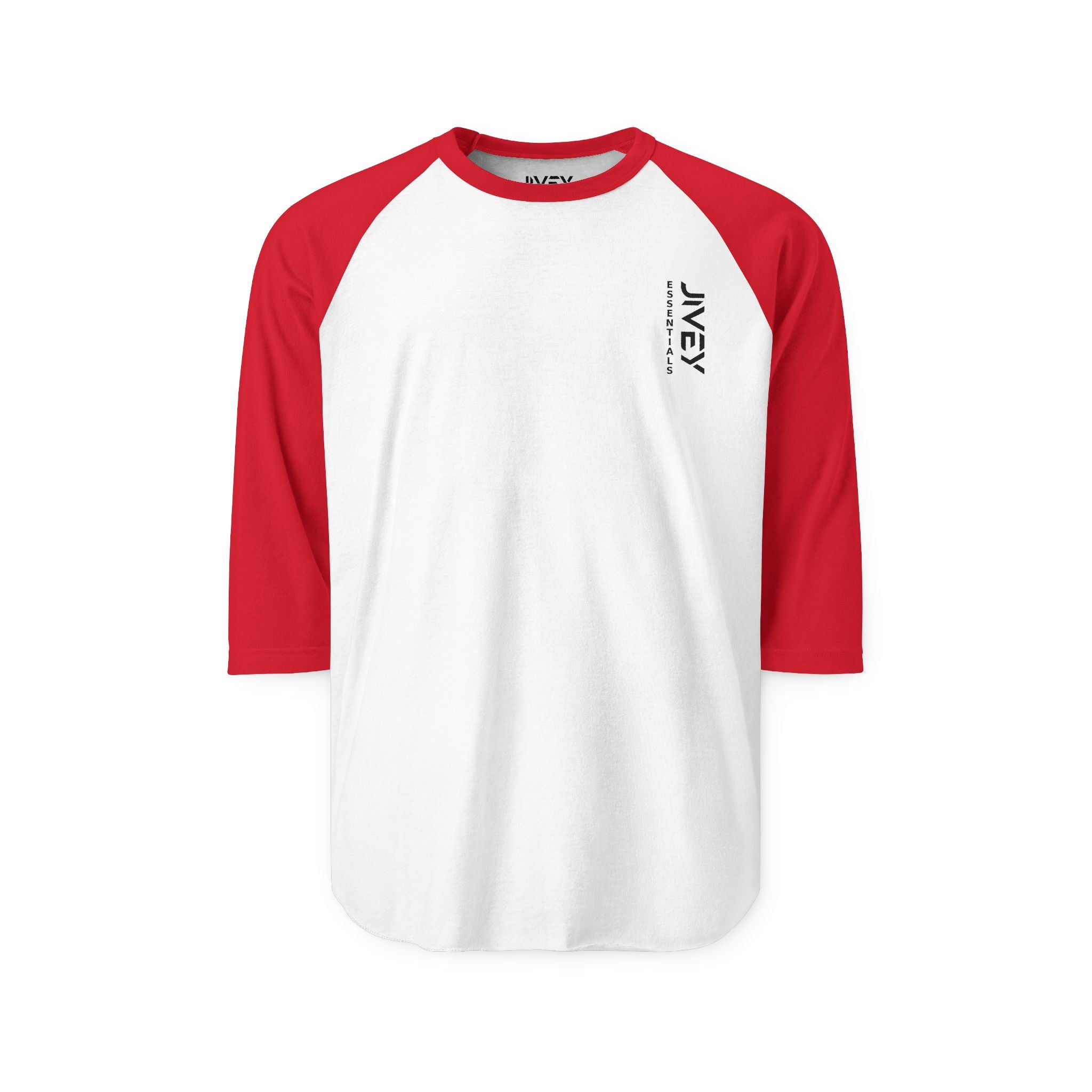 JIVEY Essentials Unisex Three-Quarter Sleeve Raglan Shirt