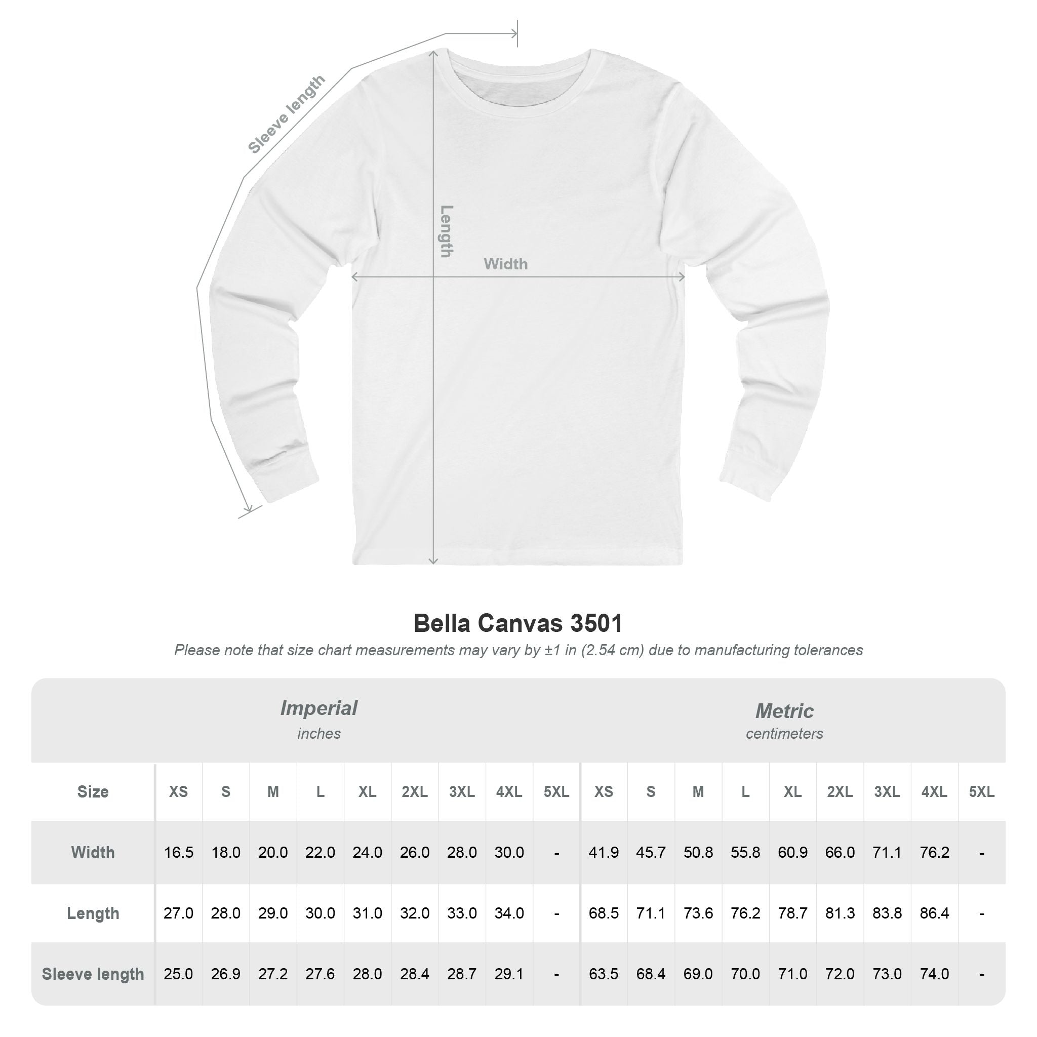 JIVEY Essentials Unisex Jersey Long Sleeve Shirt