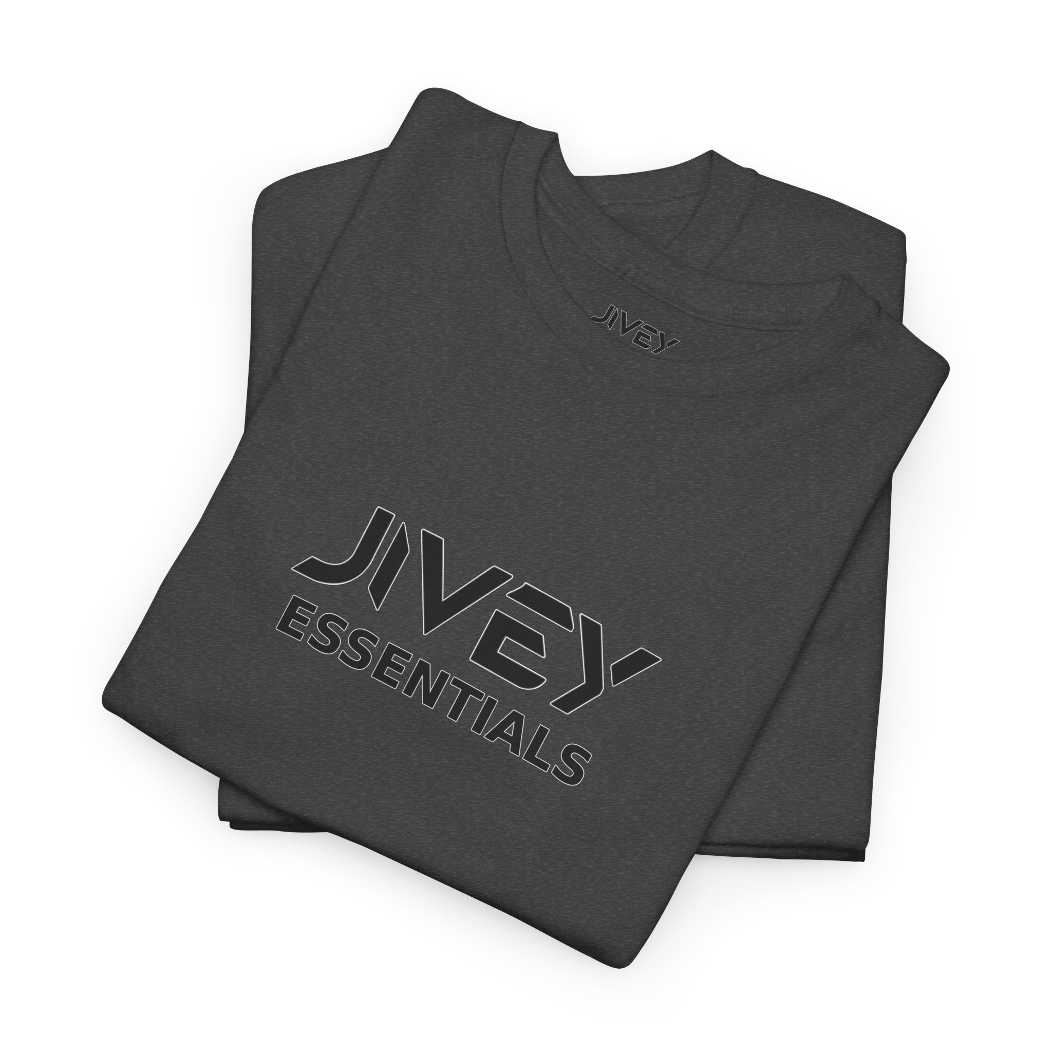 JIVEY Essentials Unisex Heavy Cotton Durable Washable Tee