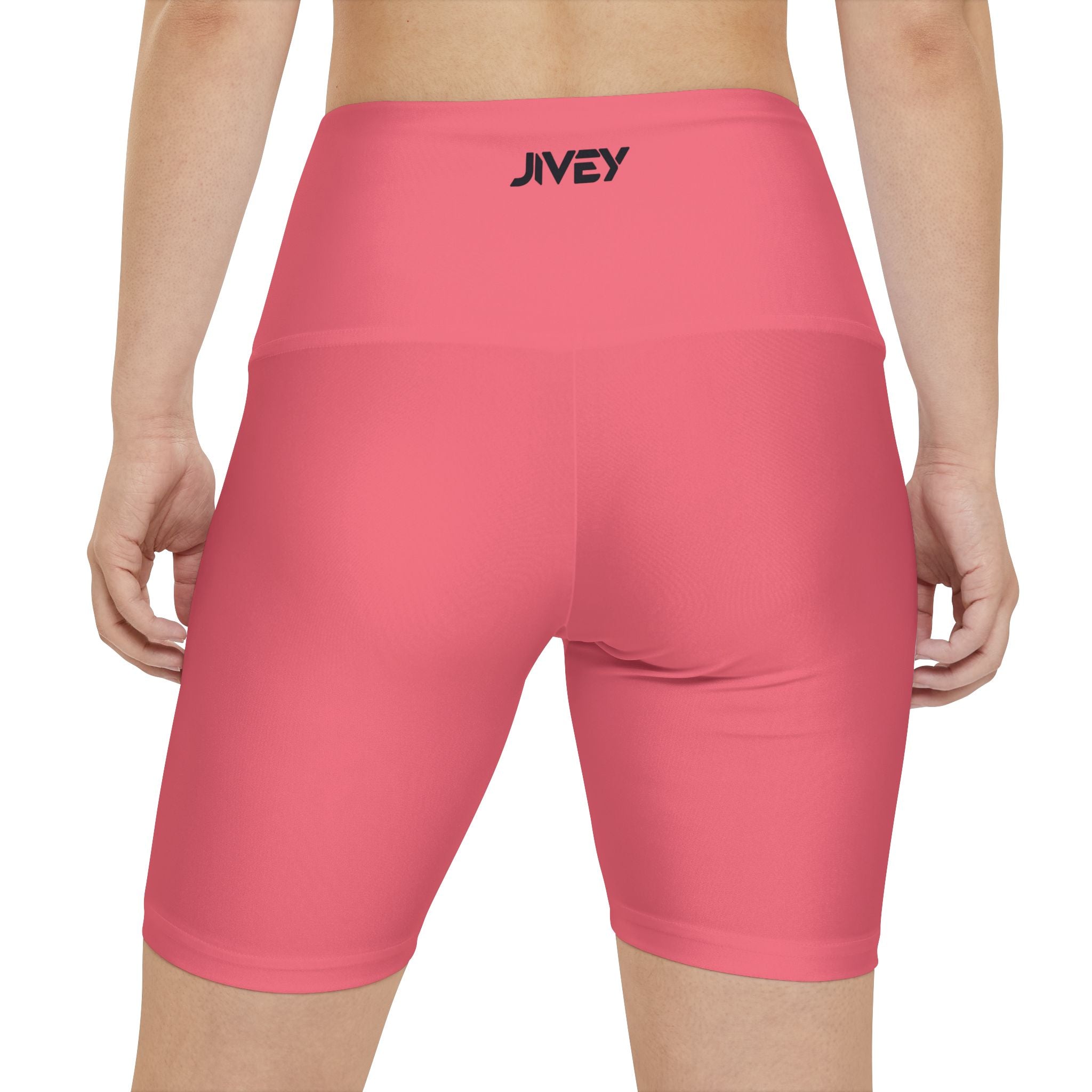 JIVEY Essentials Women's Comfy-fit Pastel Red Workout Shorts
