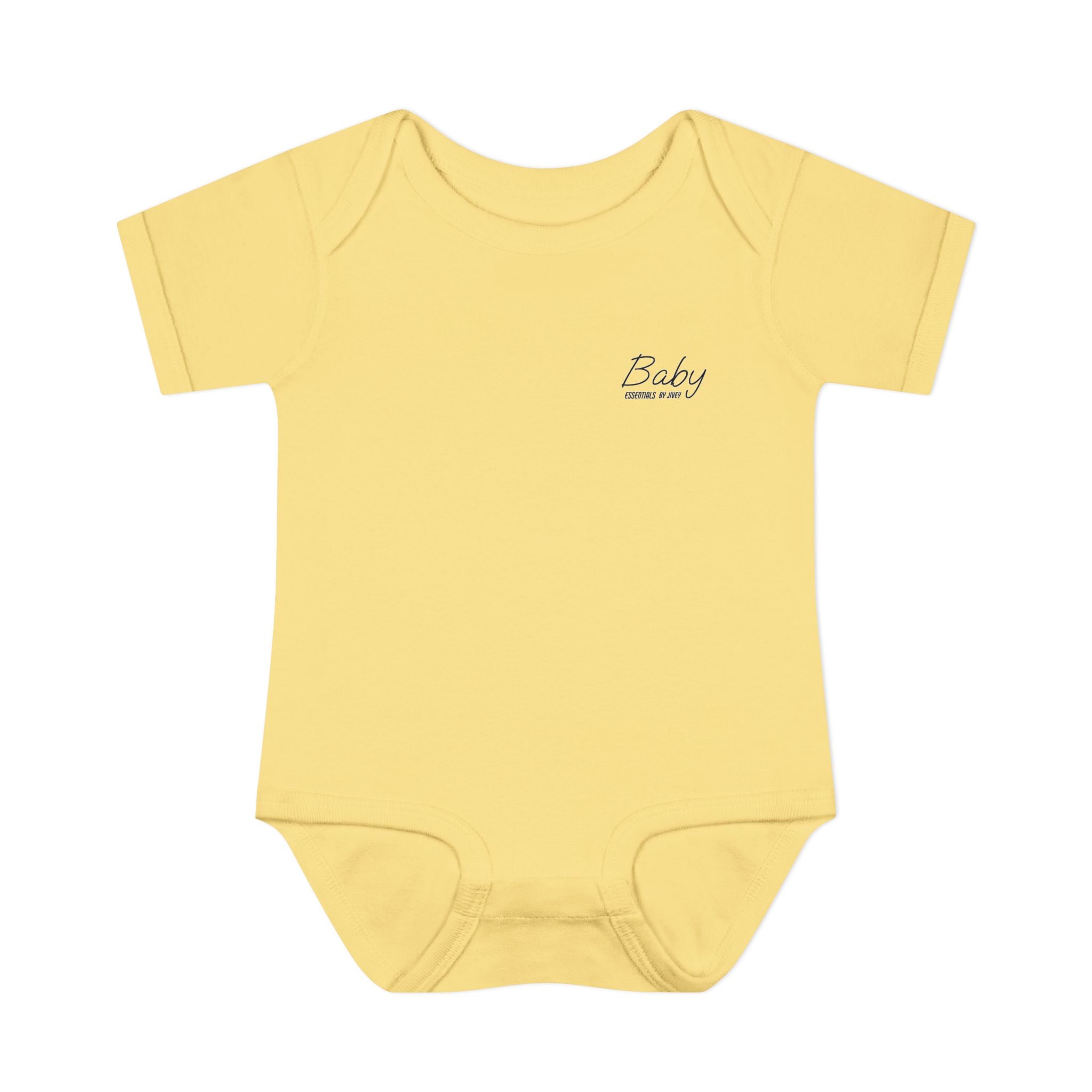 JIVEY Essentials Infant Baby Rib Short Sleeves Bodysuit