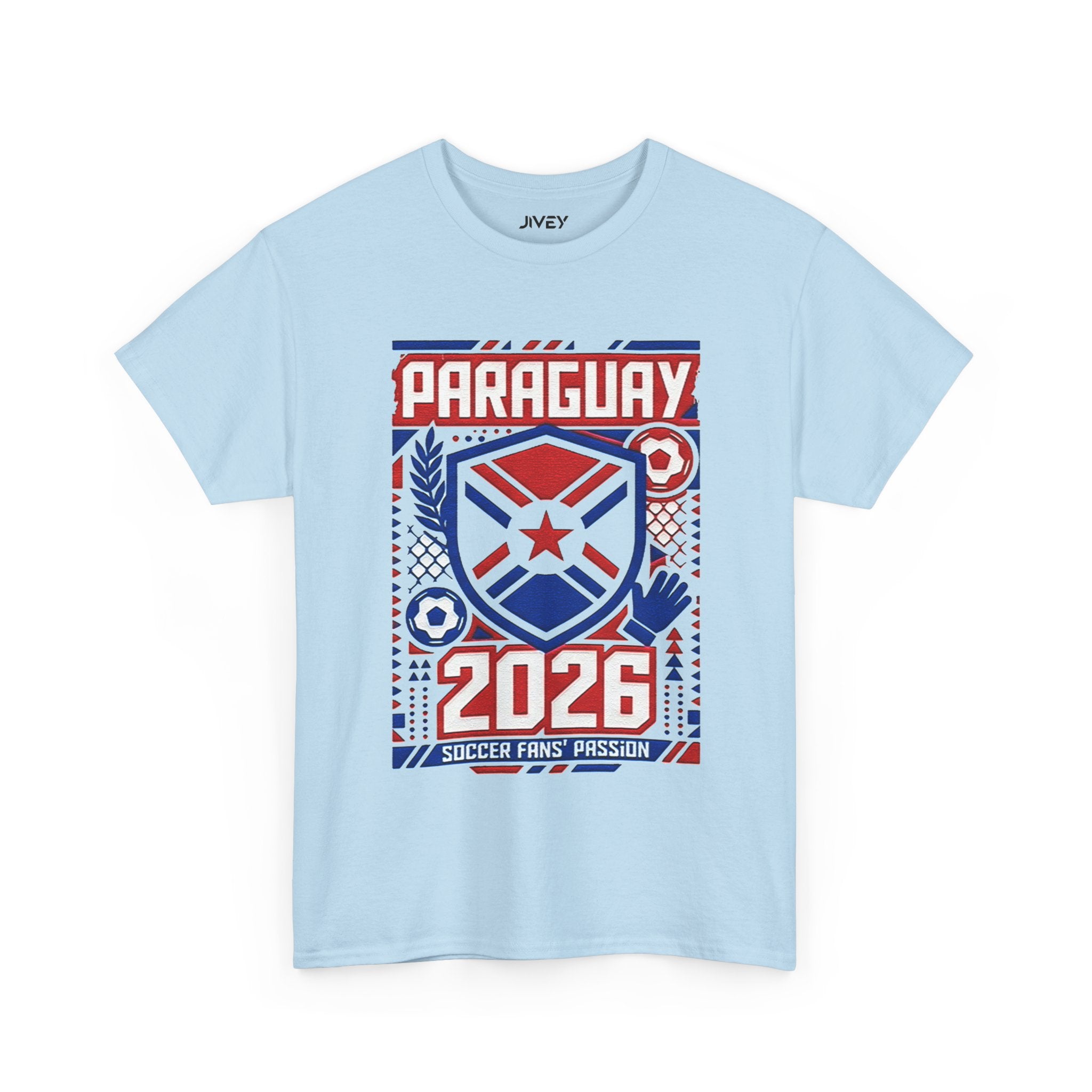 Paraguay Soccer Fan Tee