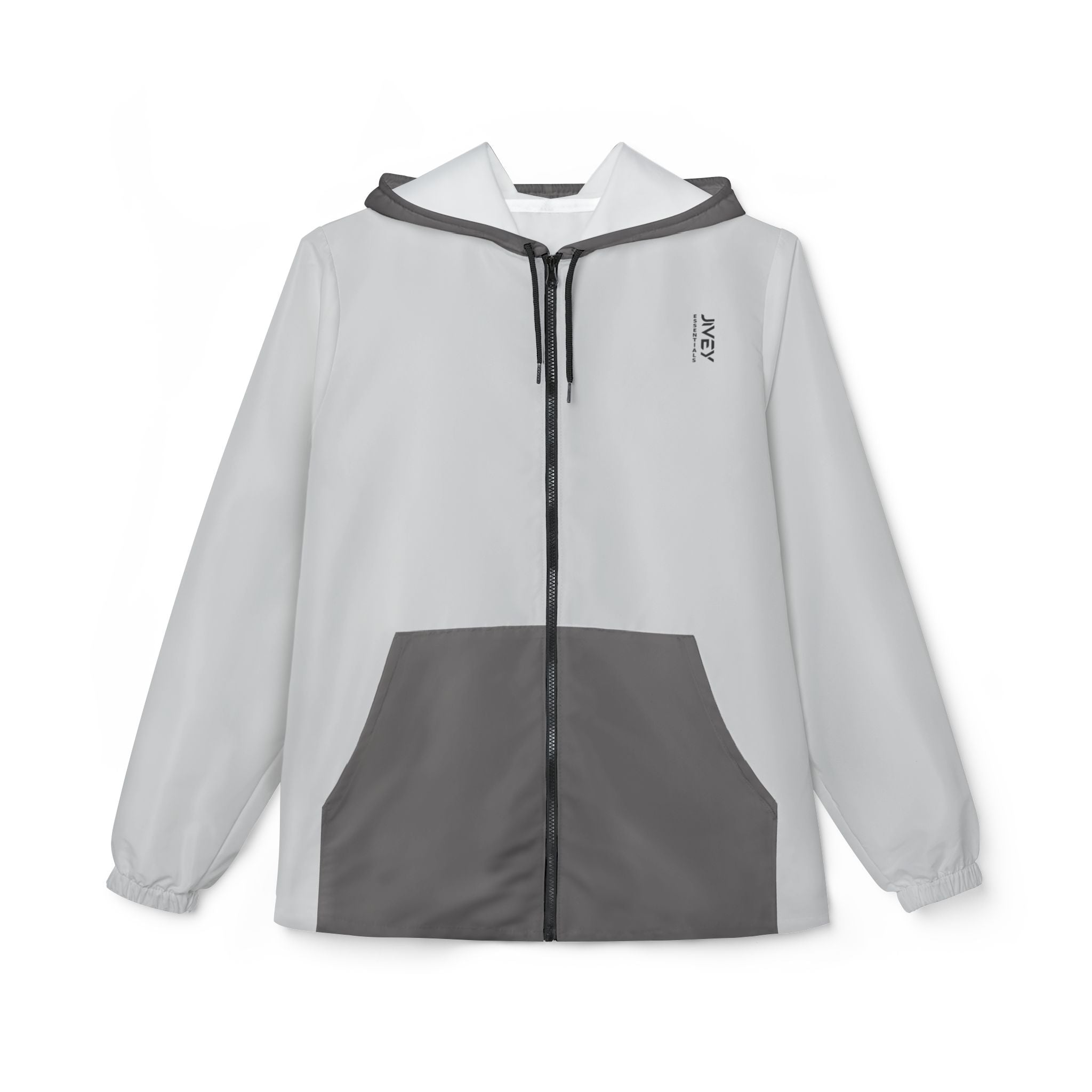 JIVEY Essentials Unisex Light-fabric Windbreaker Grey Jacket