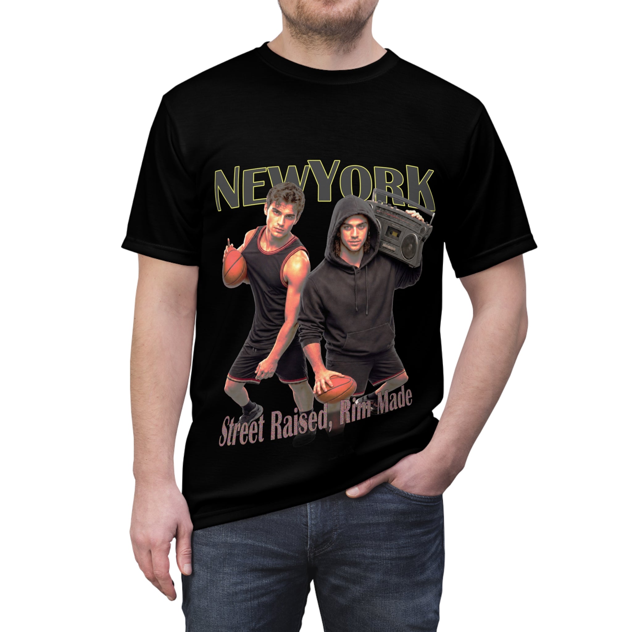 Newyork street basketball Mega Tee