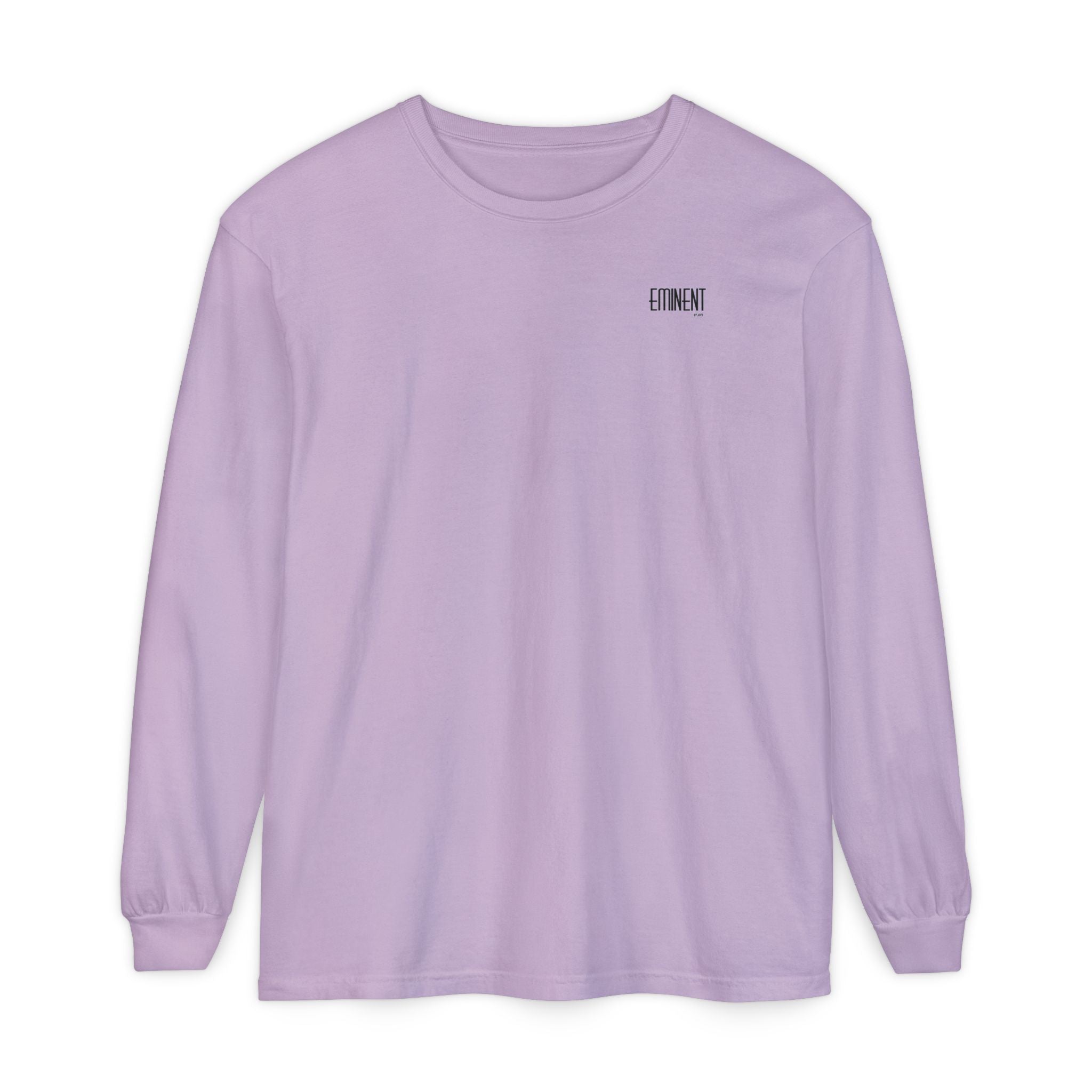 JIVEY Eminent Unisex Garment-dyed Long Sleeve Shirt