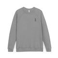 JIVEY Essentials Unisex Sponge Fleece Raglan Cotton Sweatshirt