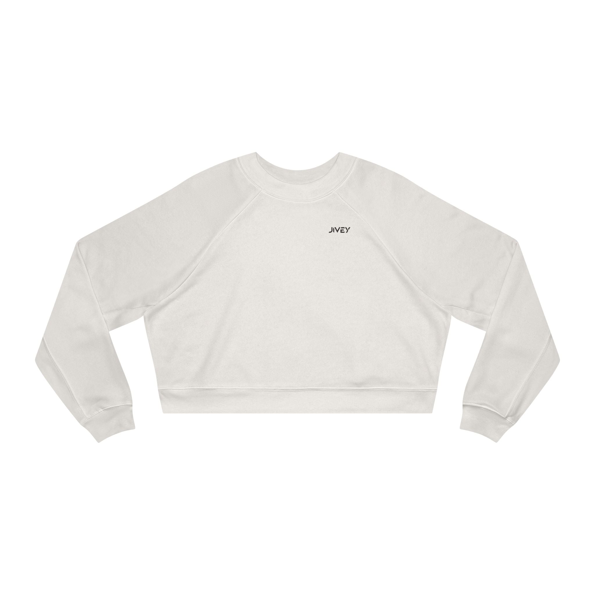 JIVEY Essentials Women's Cropped Fleece Pullover Sweatshirt