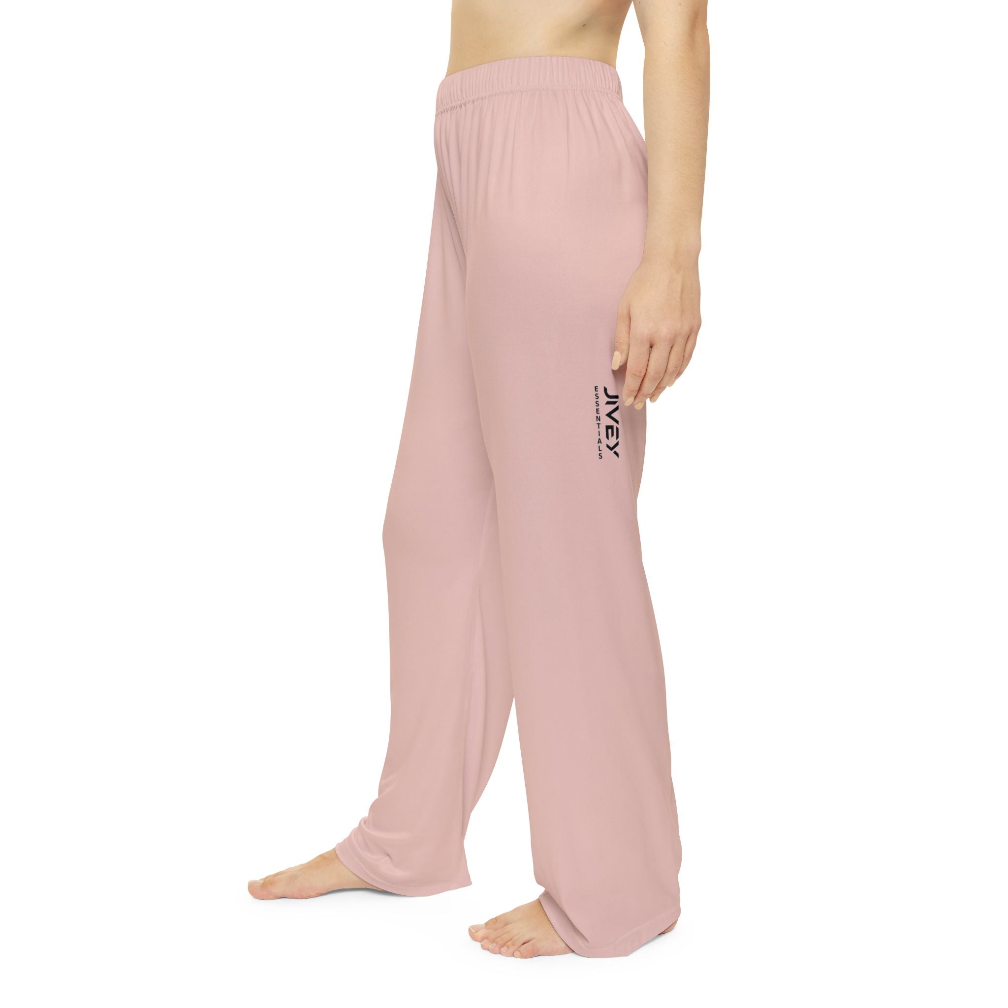 JIVEY Essentials Women's Light-fabric Brushed Poly Pale Dogwood Pajama Pants