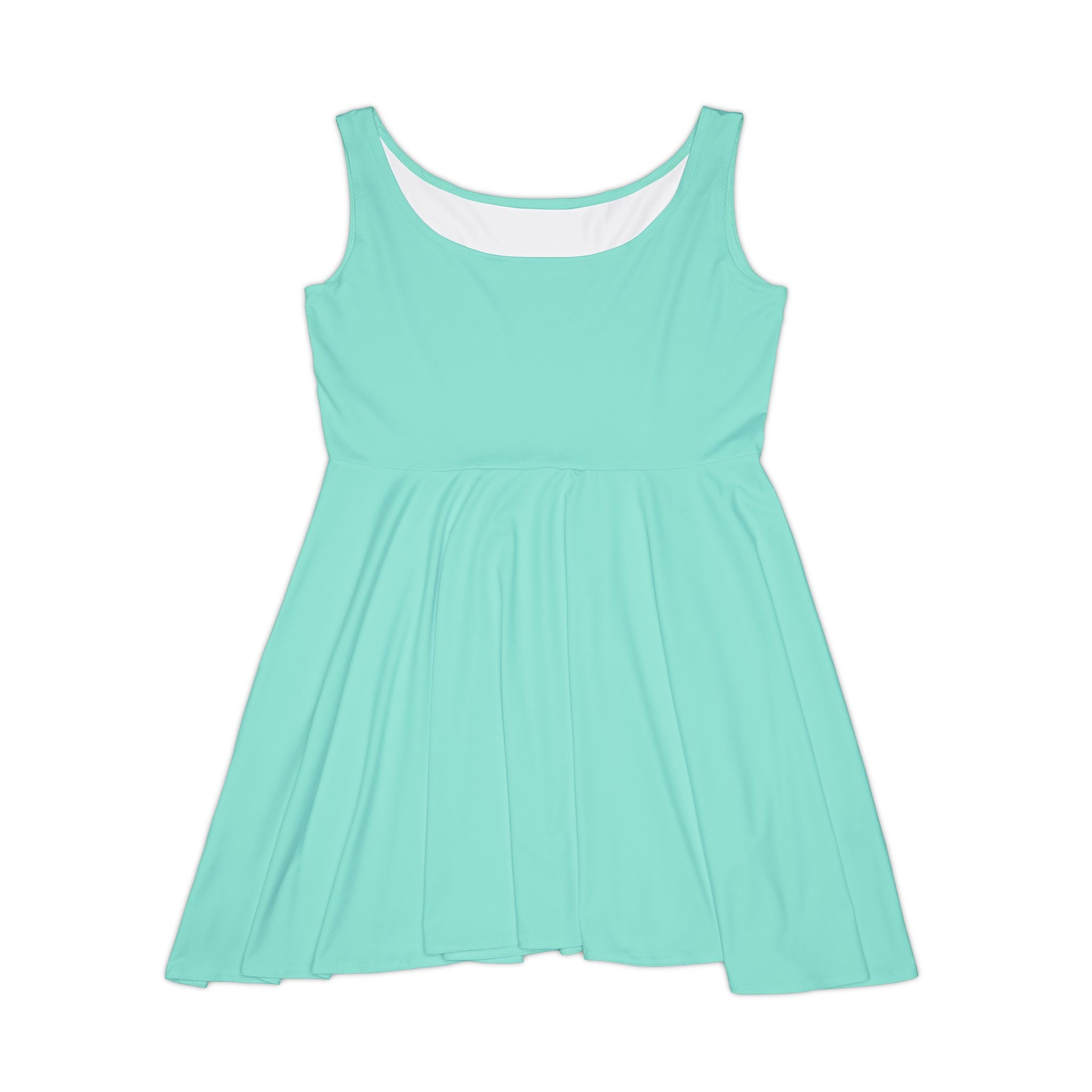JIVEY Eminent Mid-length Comfy Aquamarine Skater Dress