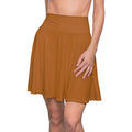 JIVEY Eminent Soft Versatile-fit Brown Skater Skirt