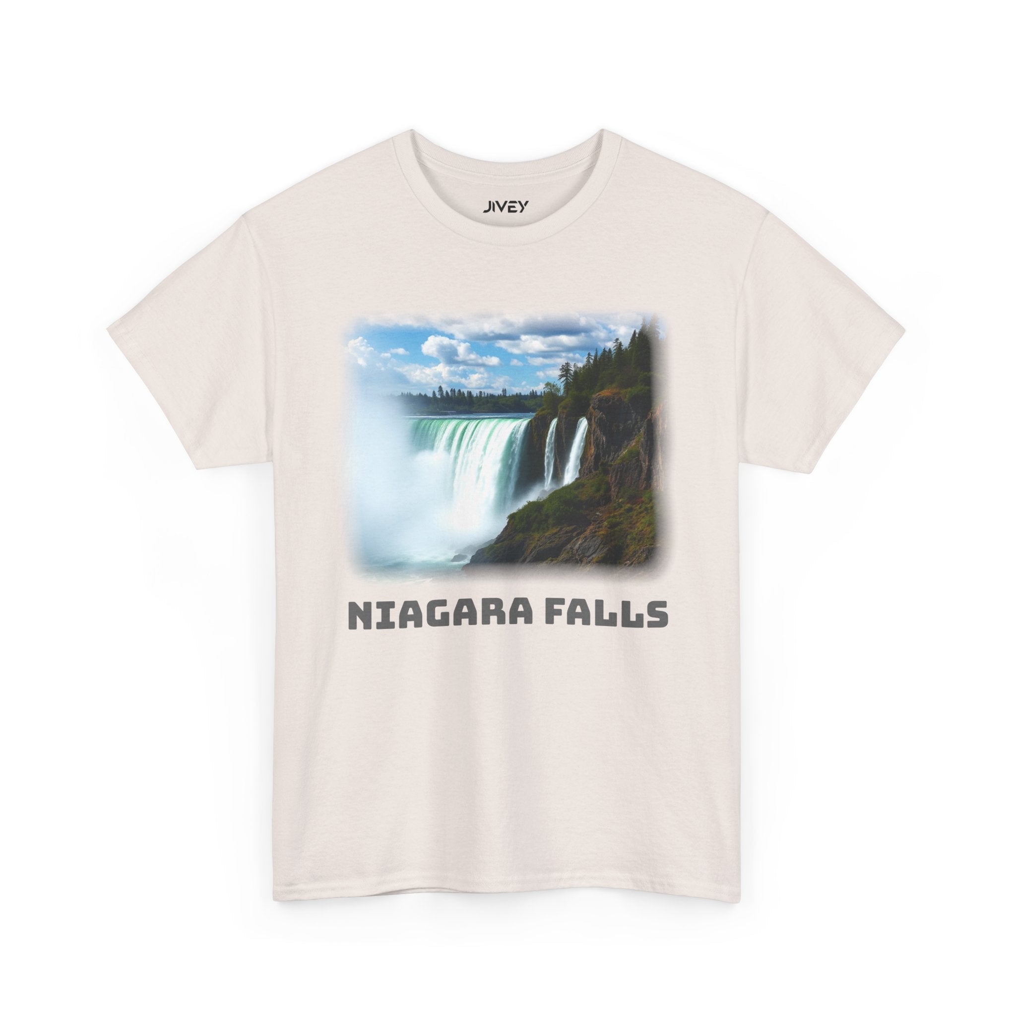 Niagara Falls Aerial Unisex Heavy Cotton Tee