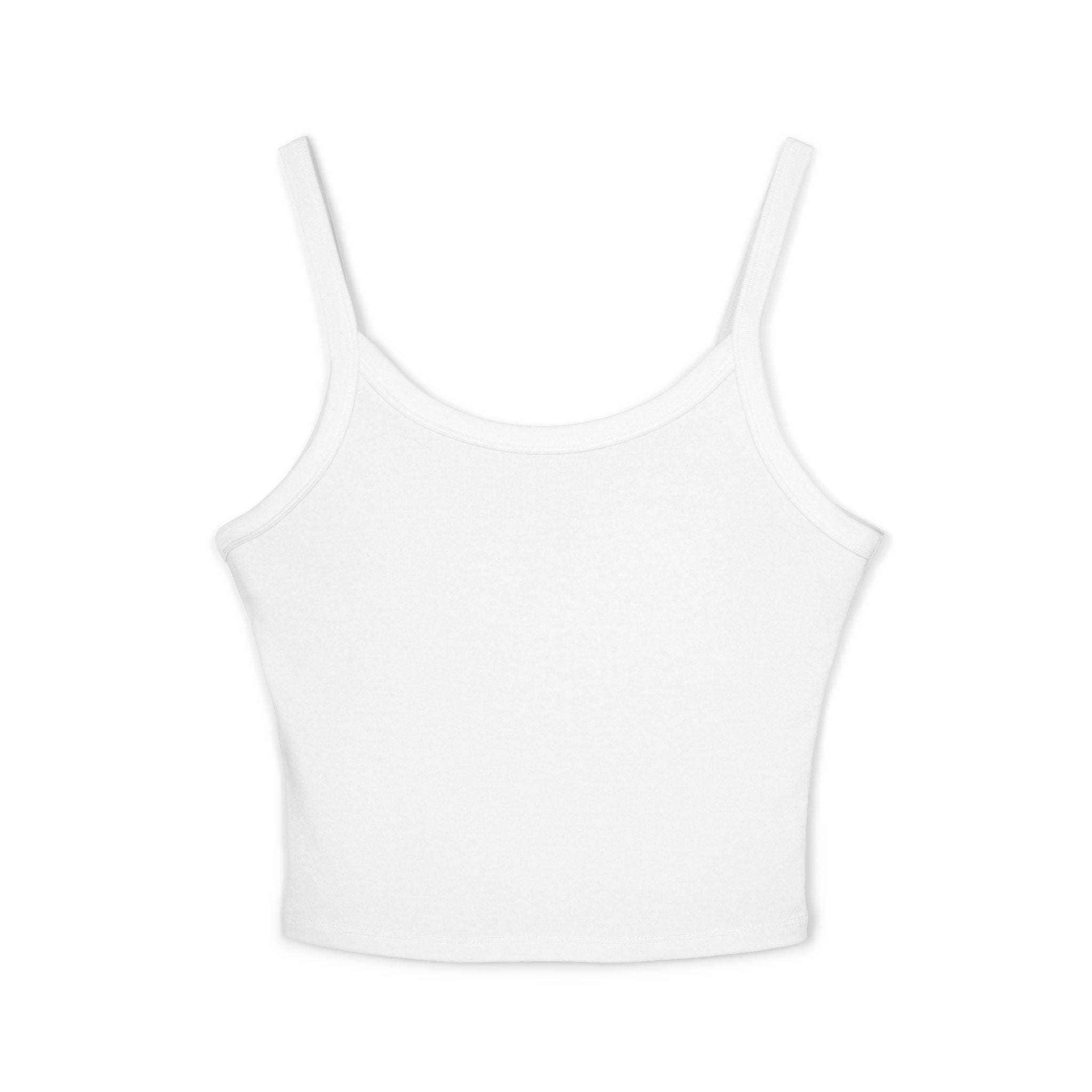 JIVEY Eminent Women's Mid length Spaghetti Crop Strap Tank Top