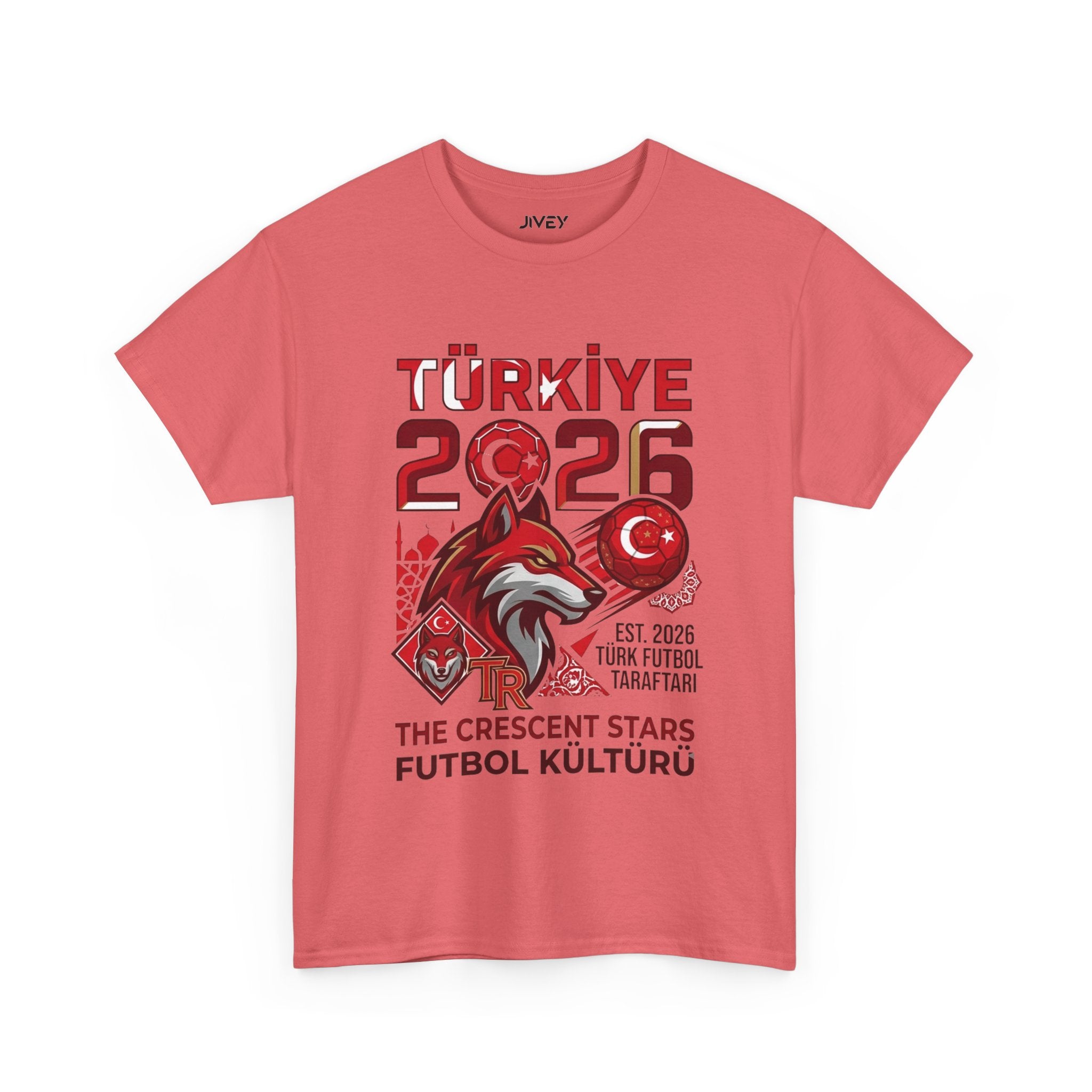 Turkiye Wolf Soccer Fan Tee