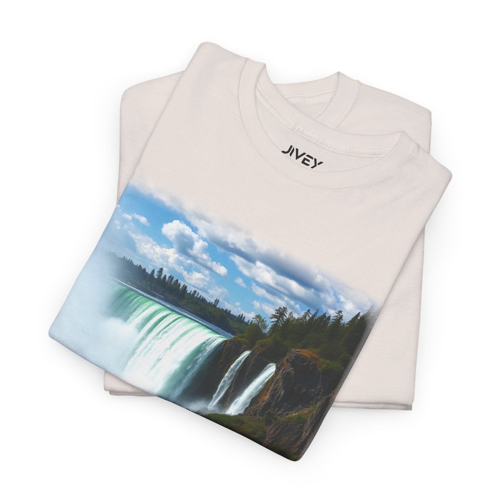 Niagara Falls Aerial Unisex Heavy Cotton Tee
