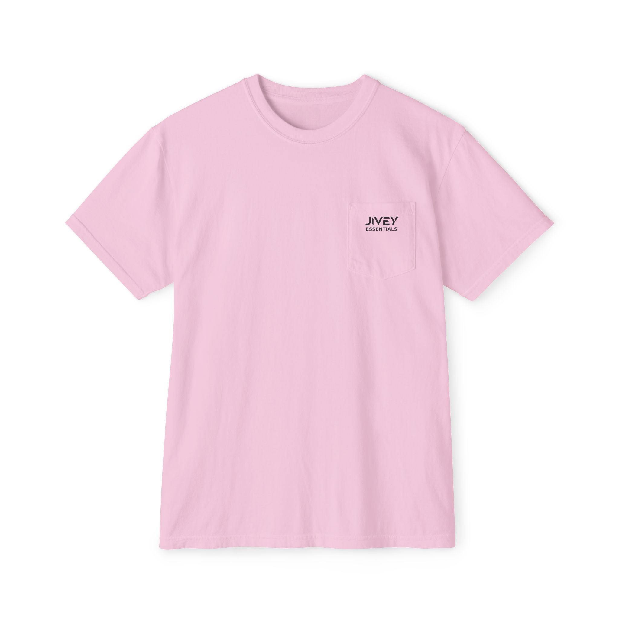 JIVEY Essentials Unisex Garment-Dyed Pocket T-Shirt