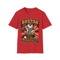 Boston slapshot Savage Hockey Red Tee