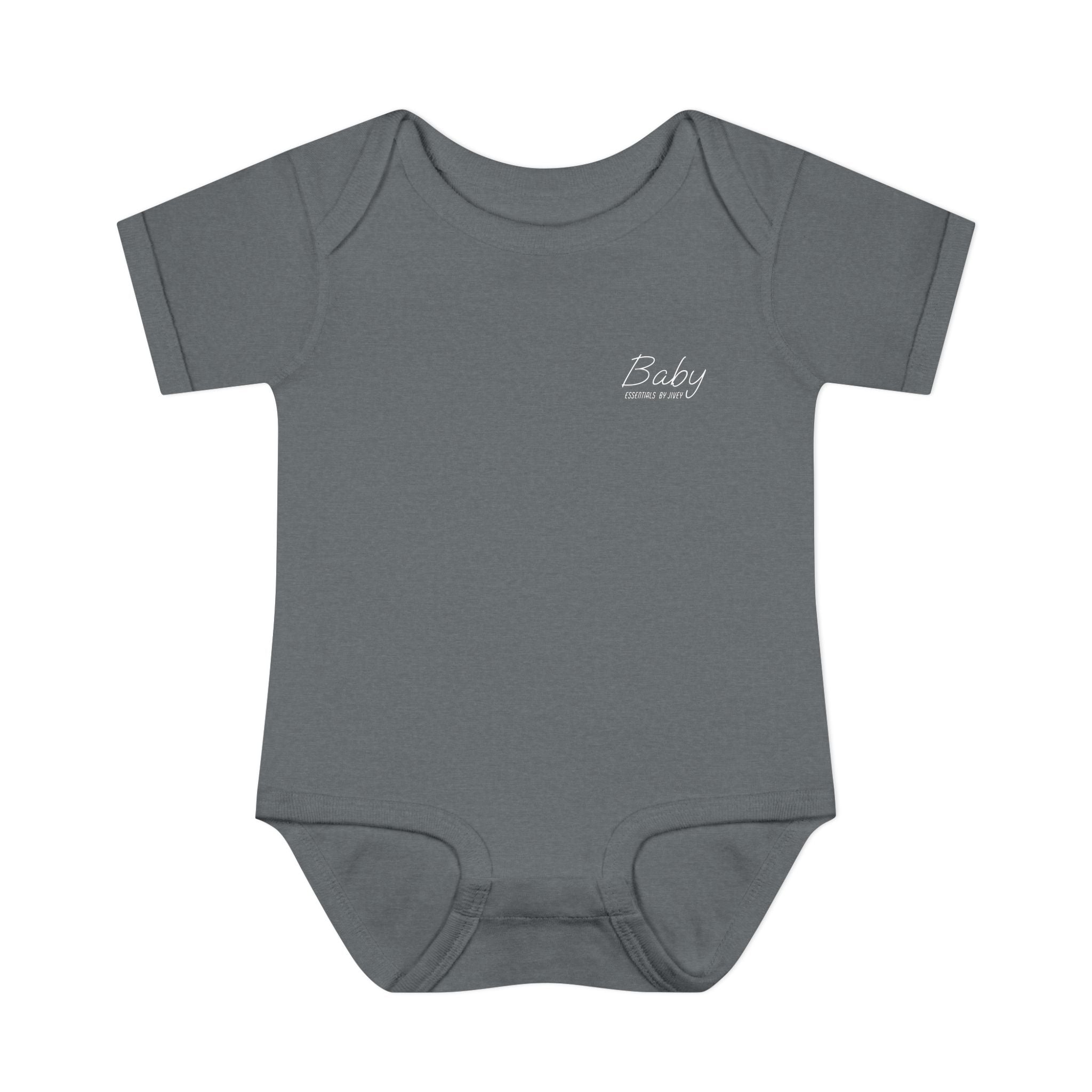 JIVEY Essentials Infant Baby Rib Short Sleeves Bodysuit
